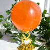 Orange Selenite sphere