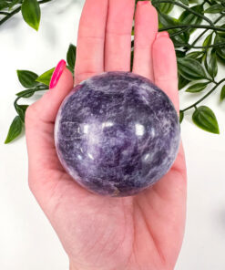 Large Lepidolite Sphere