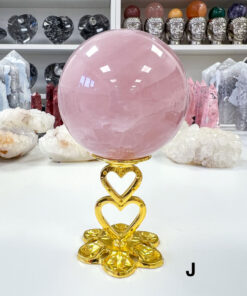 star Rose Quartz sphere