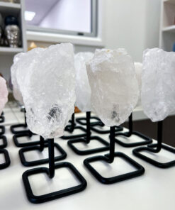 Clear Quartz on stand