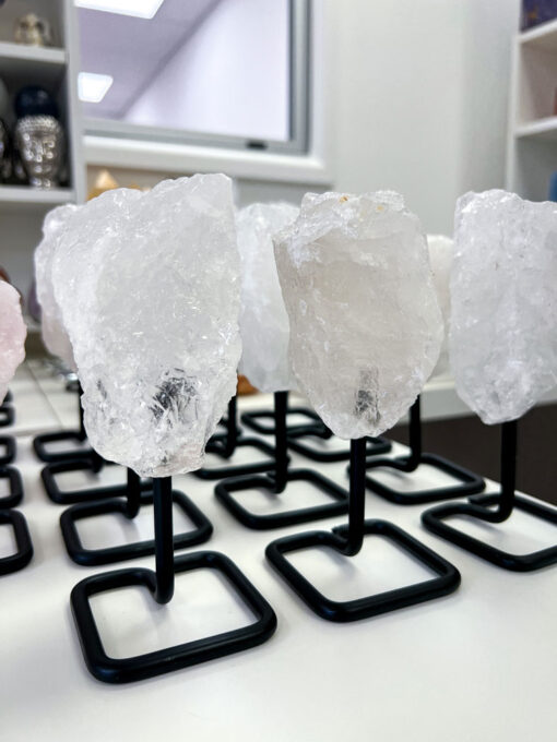 Clear Quartz on stand