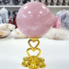 star Rose Quartz sphere