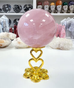 star Rose Quartz sphere