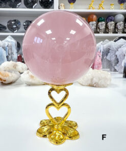 star Rose Quartz sphere