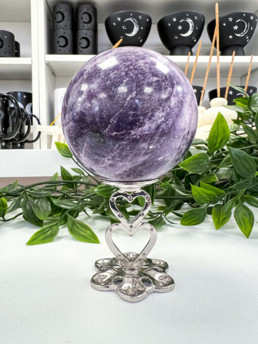 large Lepidolite sphere