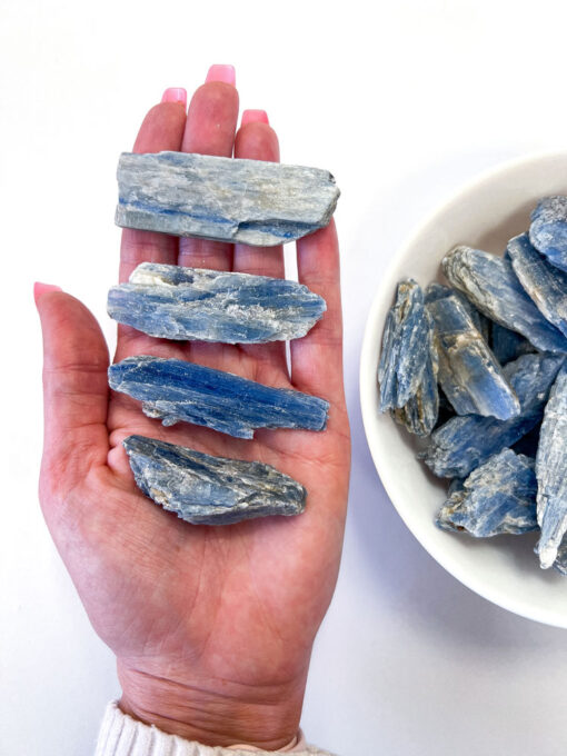 Raw Blue Kyanite blade