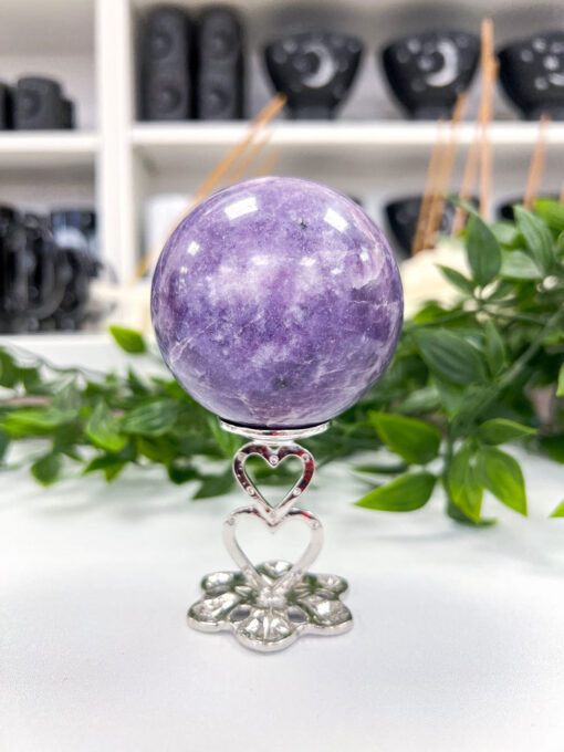 large Lepidolite sphere