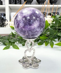 Large Lepidolite Sphere