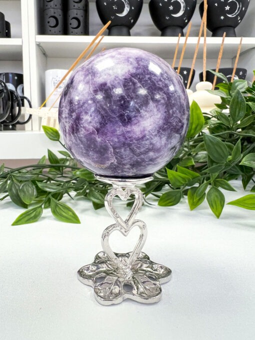 Large Lepidolite Sphere