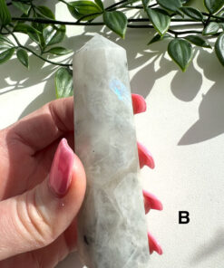 Rainbow Moonstone point