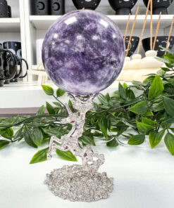 Large Lepidolite Sphere