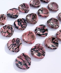 Rhodonite worry stone