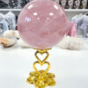 star Rose Quartz sphere