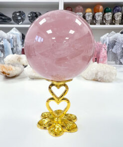 star Rose Quartz sphere