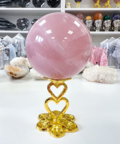 star Rose Quartz sphere