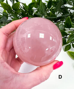 star Rose Quartz sphere