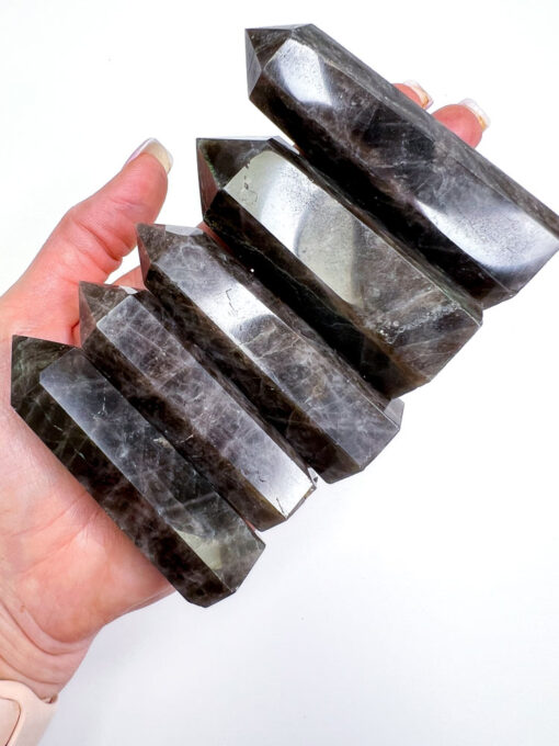 Black Rose Quartz point