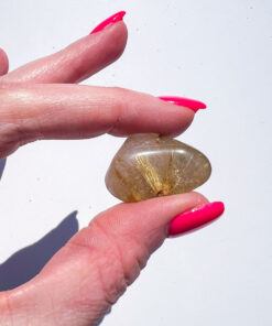 Golden Rutile Quartz tumble