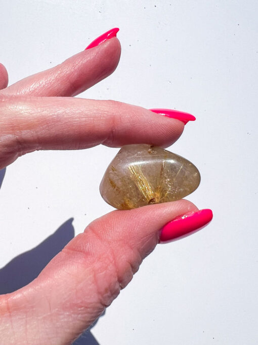 Golden Rutile Quartz tumble