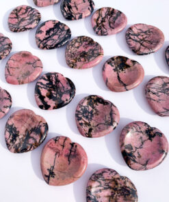 Rhodonite worry stone