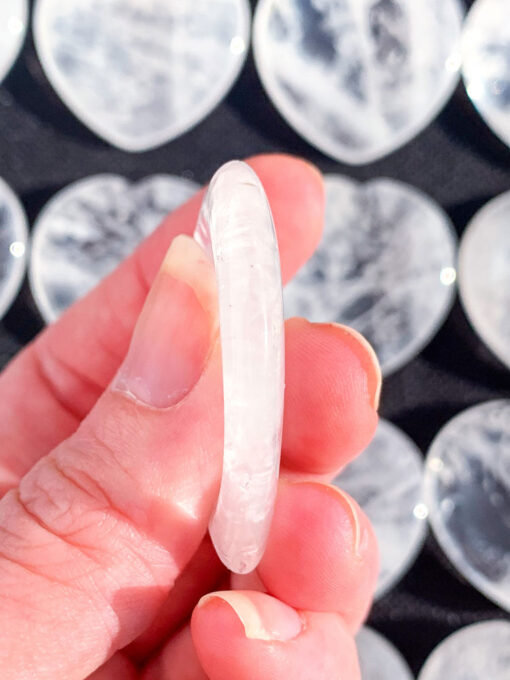 Clear Quartz Worry Stone