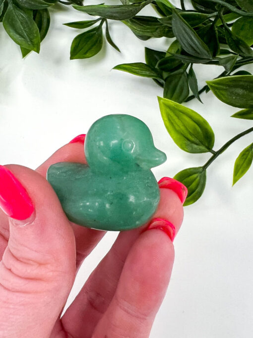 Green Aventurine duck