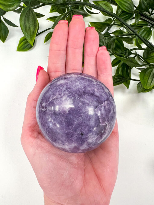 large Lepidolite sphere