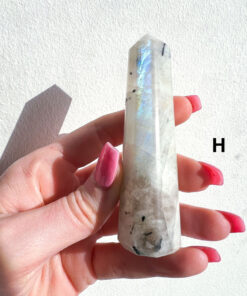 Rainbow Moonstone Point