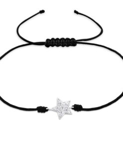 Sterling Silver Adjustable Star Bracelet