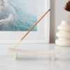 cream incense stick holder