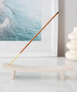 cream incense stick holder