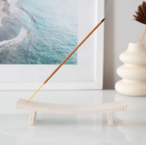 cream incense stick holder