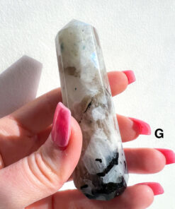 Rainbow Moonstone Point