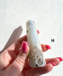 Rainbow Moonstone Point