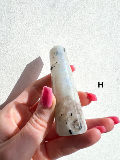 Rainbow Moonstone Point