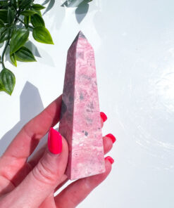 Peruvian Rhodonite obelisk