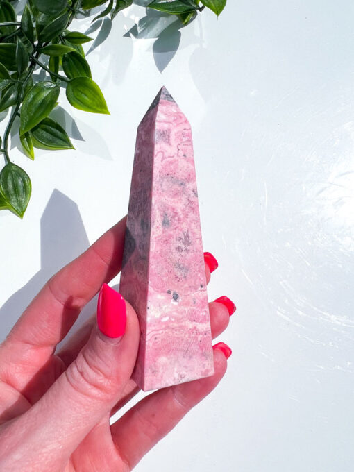 Peruvian Rhodonite obelisk