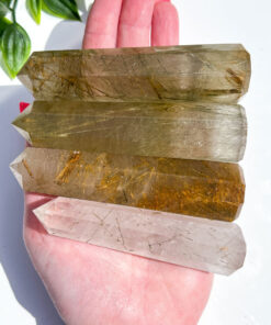 Golden Rutile Quartz point