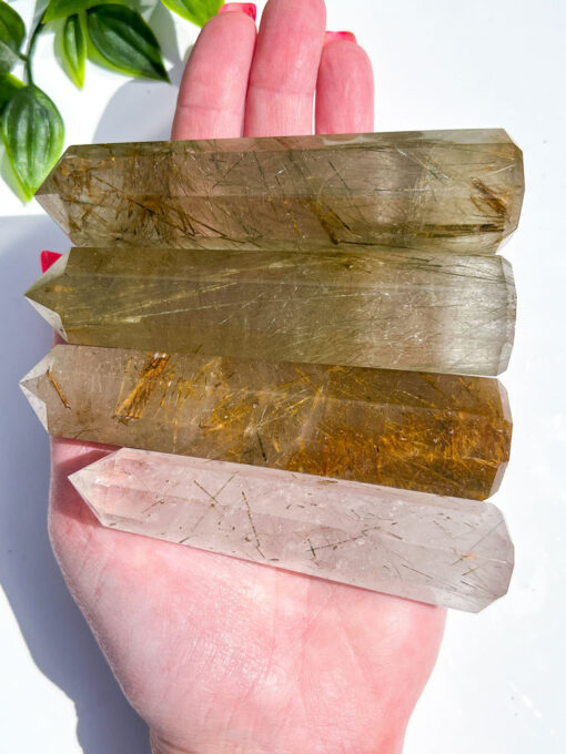 Golden Rutile Quartz point