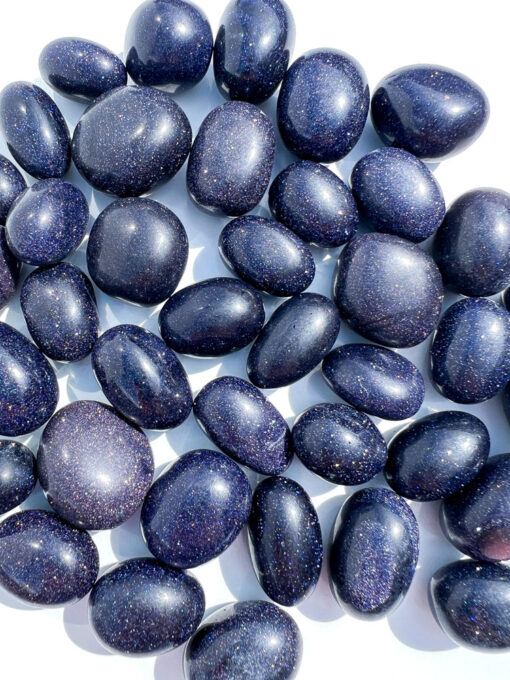 Blue Goldstone tumble