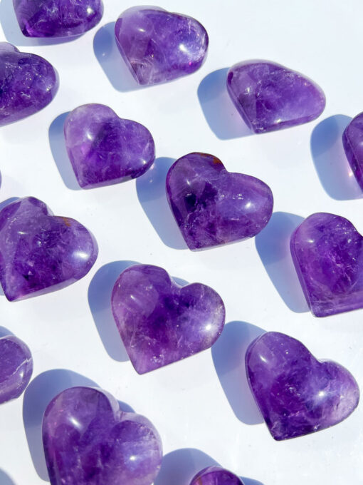 Puffy Amethyst heart