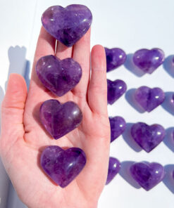 Puffy Amethyst heart