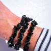 Black Tourmaline chip bracelet