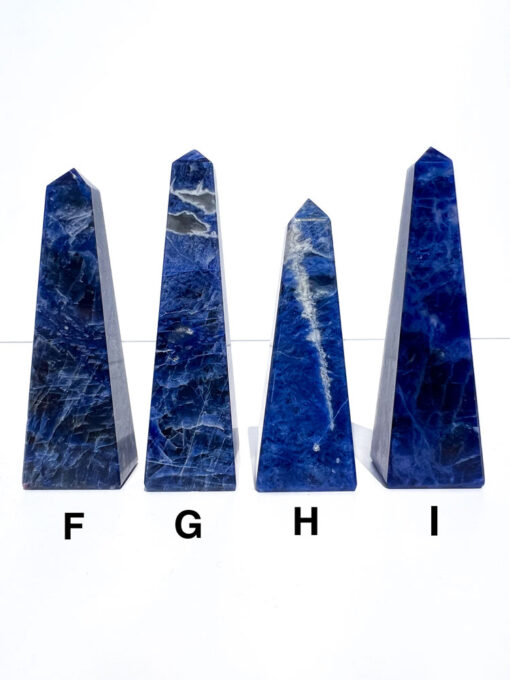 Sodalite obelisk