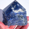 Sodalite half polished point