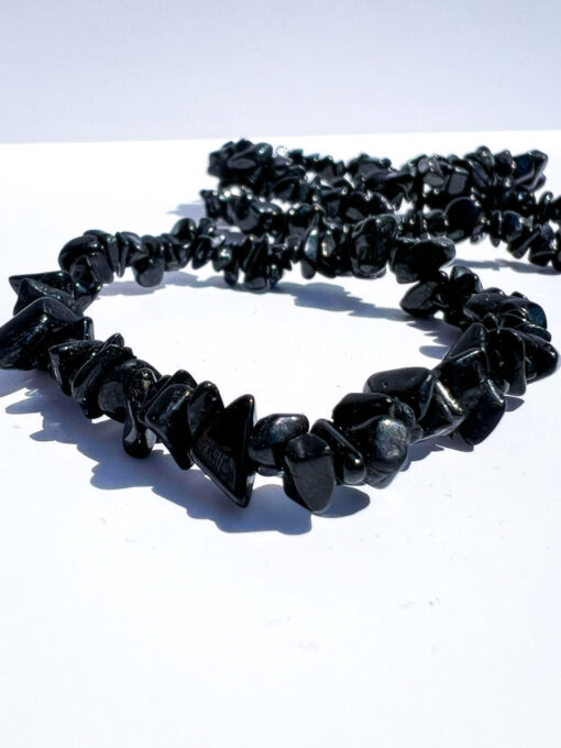 Black Tourmaline chip bracelet