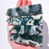 Moss Agate obelisk