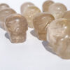 Natural Citrine mini skull carving