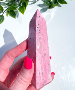 Peruvian Rhodonite obelisk