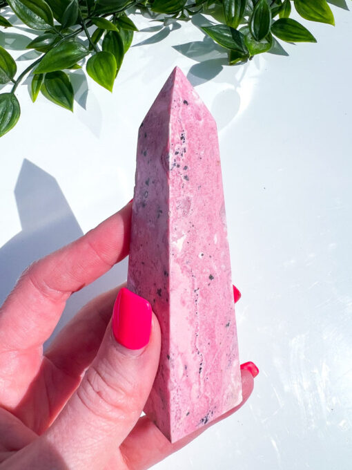 Peruvian Rhodonite obelisk